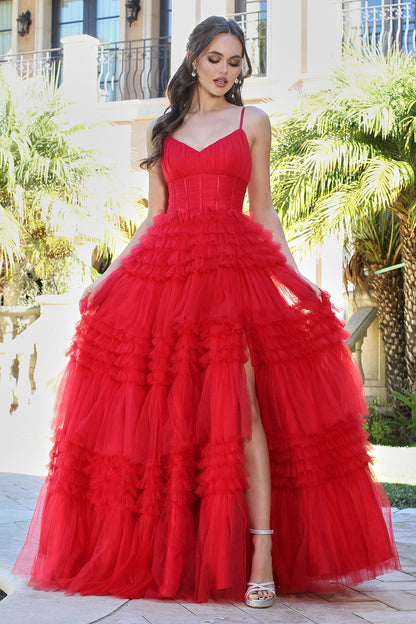 This dress is designed to make you feel beautiful, confident, and ready to shine all night long. 3202 BY ADORA DESIGN