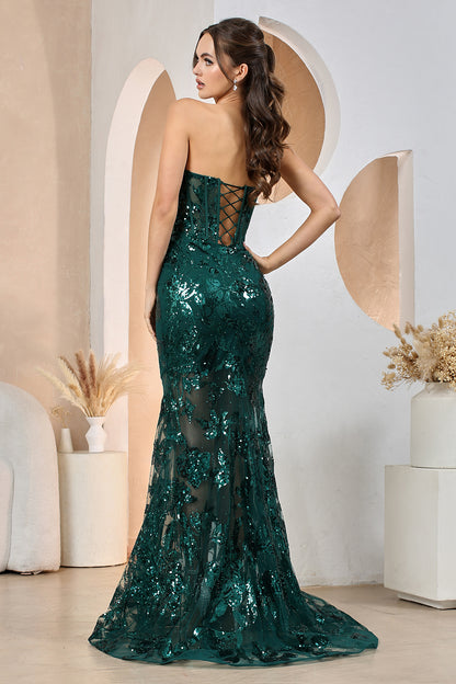 this gown is designed to make you shine with every step. mermaid sequin. 3203 by Adora design
