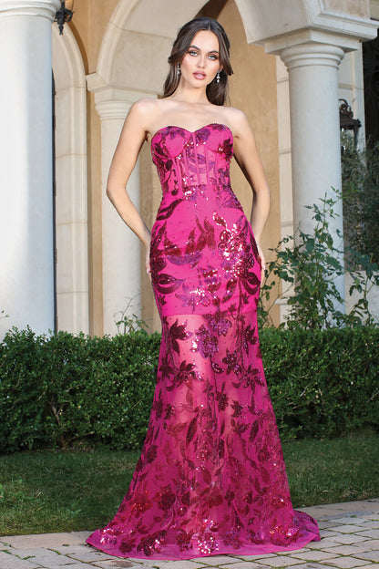 this gown is designed to make you shine with every step. mermaid sequin. 3203 by Adora design