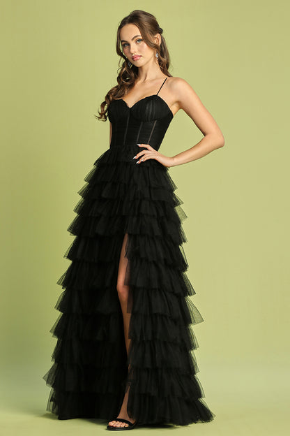 This dress combines sophistication and style, making sure you feel effortlessly beautiful and unforgettable. 3209 BY ADORA DESIGN