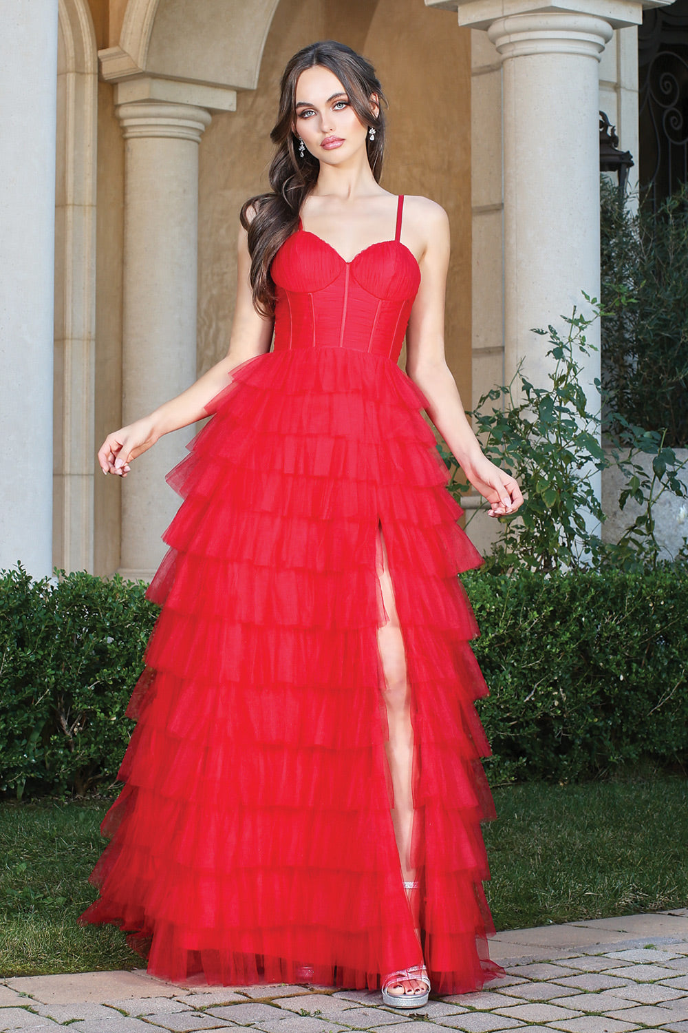 This dress combines sophistication and style, making sure you feel effortlessly beautiful and unforgettable. 3209 BY ADORA DESIGN