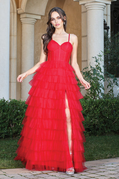 This dress combines sophistication and style, making sure you feel effortlessly beautiful and unforgettable. 3209 BY ADORA DESIGN
