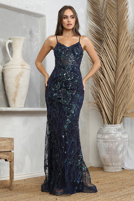This gown will have you feeling confident, glamorous, and ready to shine. 3225 BY ADORA DESIGN