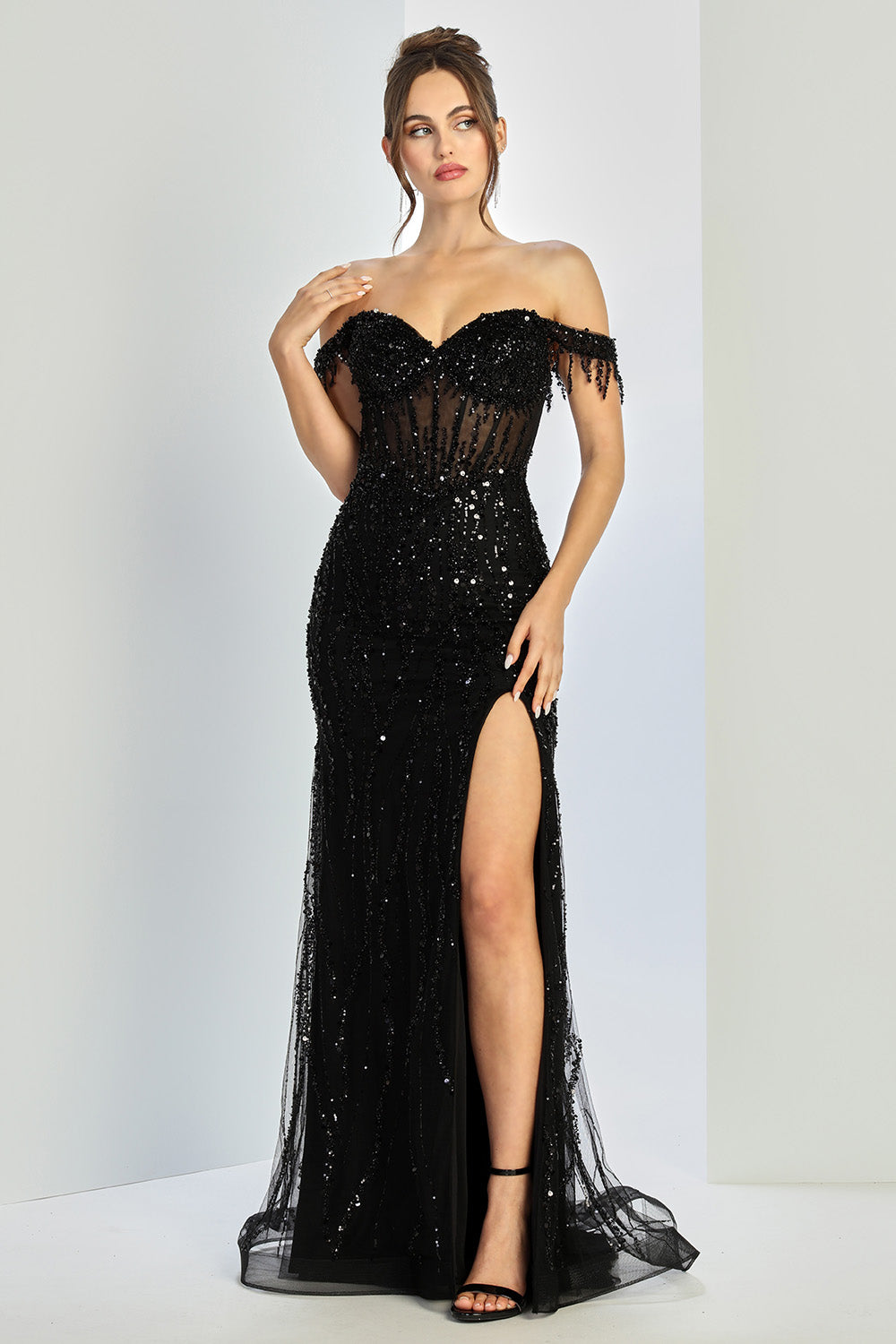 Beautiful dress perfect for prom so you can shine and be the focus of everyone's attention  3238 BY ADORA DESIGN