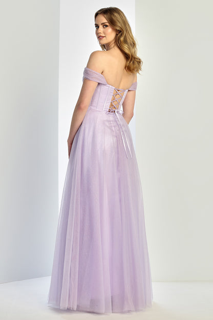 Beautiful dress with tulle fabrics for your special occasion 3244 BY ADORA DESING