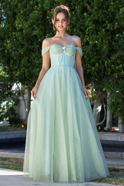 Beautiful dress with tulle fabrics for your special occasion 3244 BY ADORA DESING