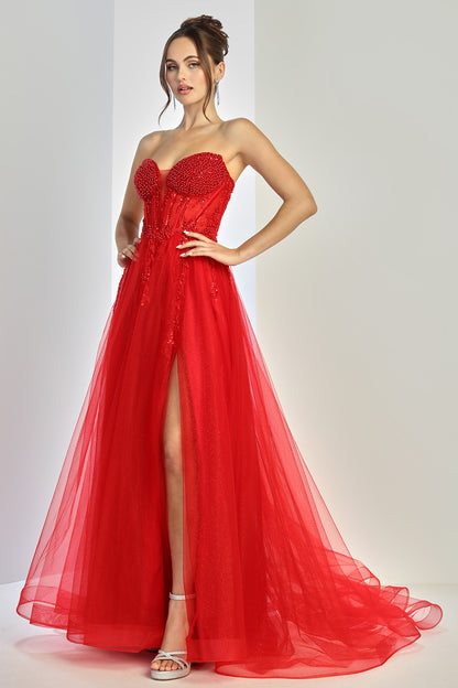 Beautiful dress with jewelry finishes, ready to wear at your parties. 3262 BY ADORA DESIGN