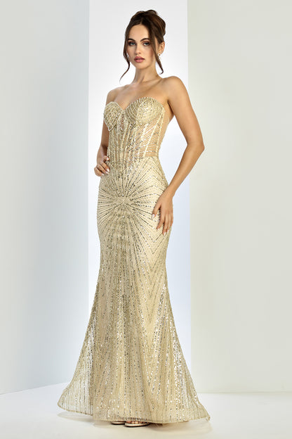 Perfect mermaid silhouette dress special for your event, waiting for you 3263 BY ADORA DESIGN