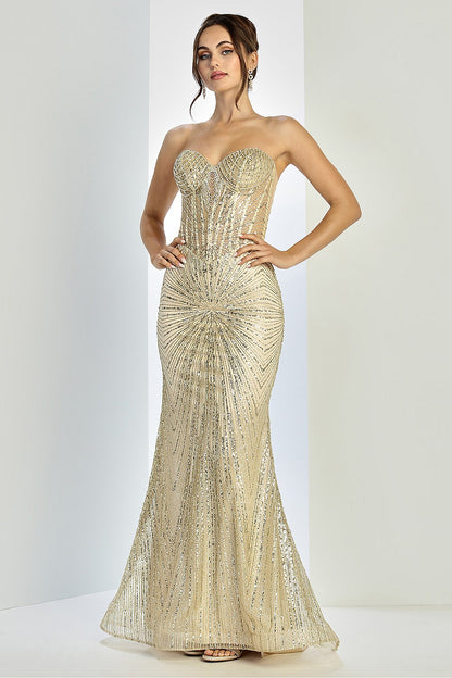 Perfect mermaid silhouette dress special for your event, waiting for you 3263 BY ADORA DESIGN