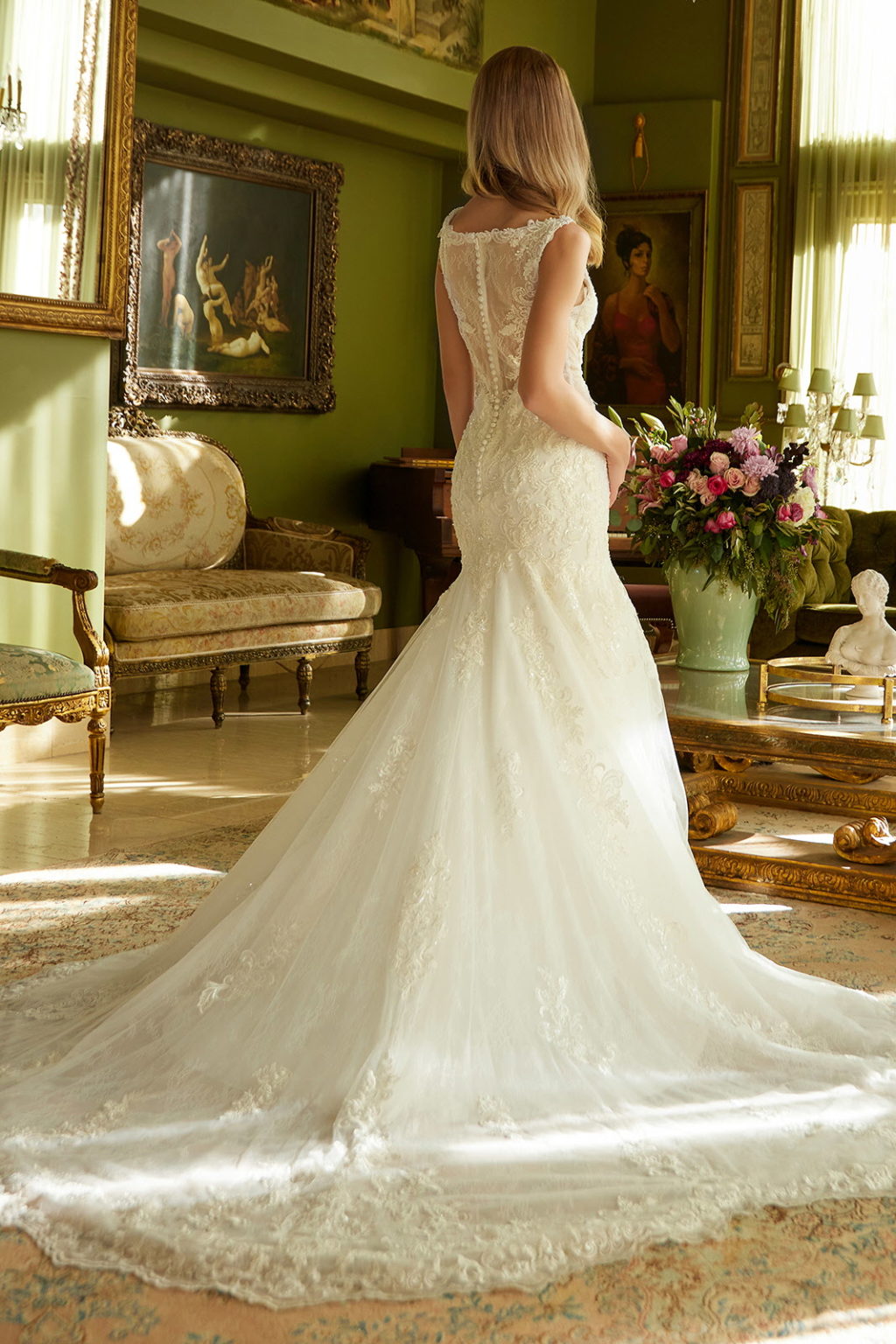Mermaid silhouette wedding dress! GL3536 BY  GLORIA