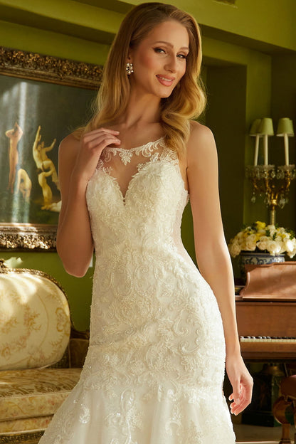 Mermaid silhouette wedding dress! GL3536 BY  GLORIA
