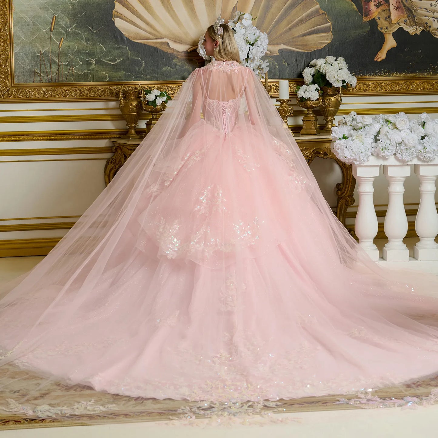 THIS BEAUTIFUL DRESS GLITTERING GL3645(GLS) BY ELIZABETH K