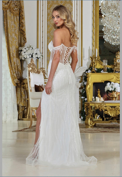 Beautiful dress perfect for your special moment. 3238-01 BY ADORA DESIGN