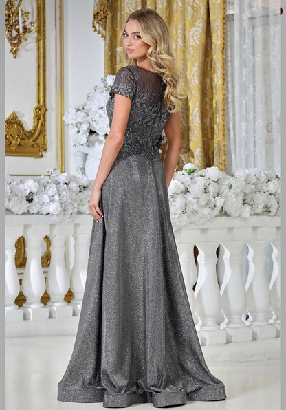 Beads Embellished Embroidered A-line Dress. 3316-03