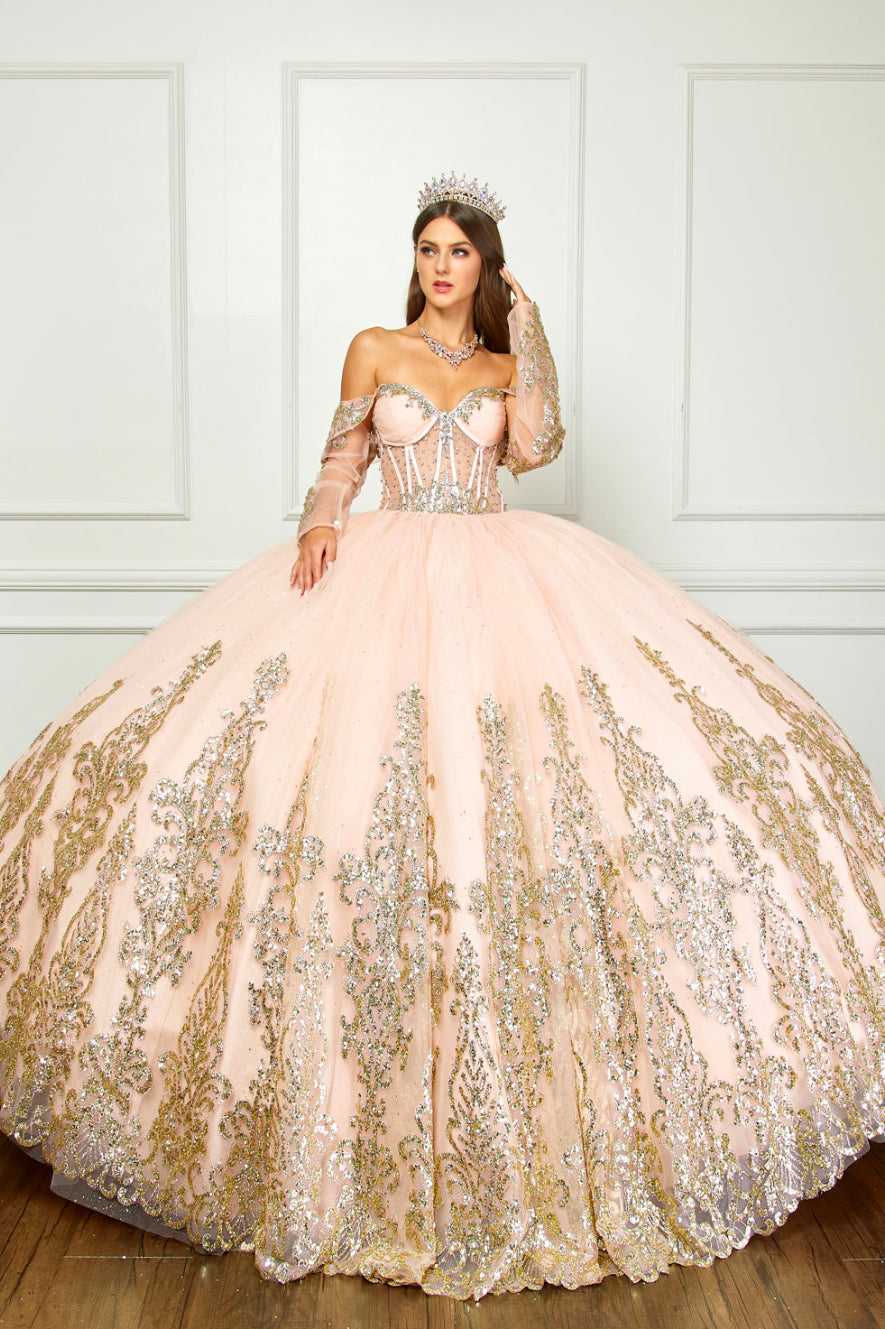 COMING SOON!! Whimsical Glitter Dress. PQ1065 by Bella Couture