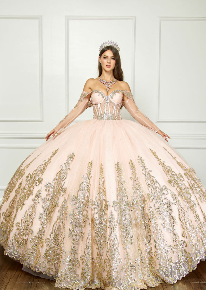 COMING SOON!! Whimsical Glitter Dress. PQ1065 by Bella Couture