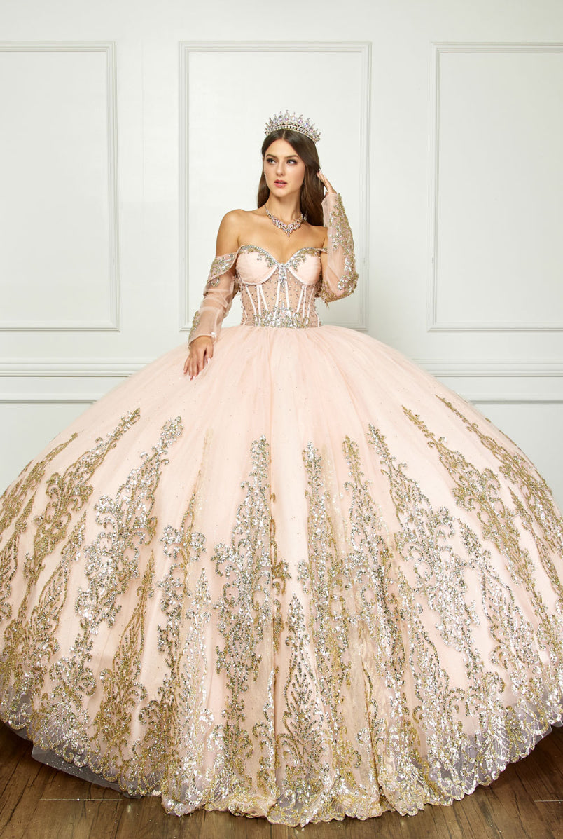 COMING SOON!! Whimsical Glitter Dress. PQ1065 by Bella Couture