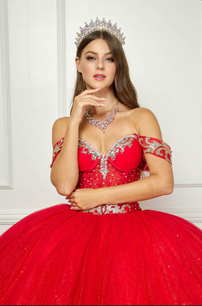 COMING SOON!! Whimsical Glitter Dress. PQ1065 by Bella Couture