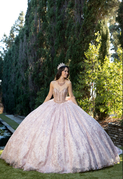 High Quality Glass beaded Quince Dress. PQ1080 by Bella Couture
