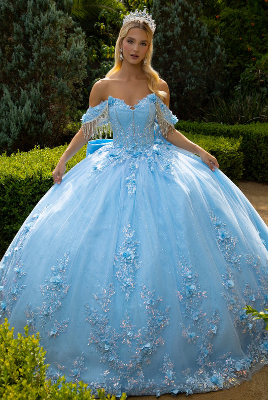 the ball gown with a detachable back bow. Gl3525 GLS by Gloria