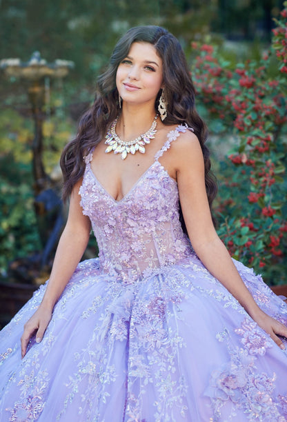 Floral Off-The-Shoulder With Embroidery and Sequin Detail. PQ1048 by Bella Couture