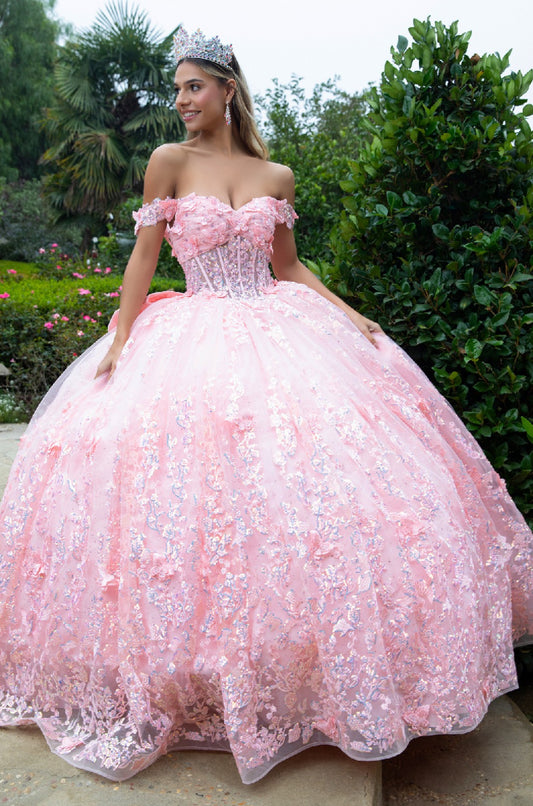 Pretty in pink is the very definition of this dress. GL3526 GLS BY Gloria