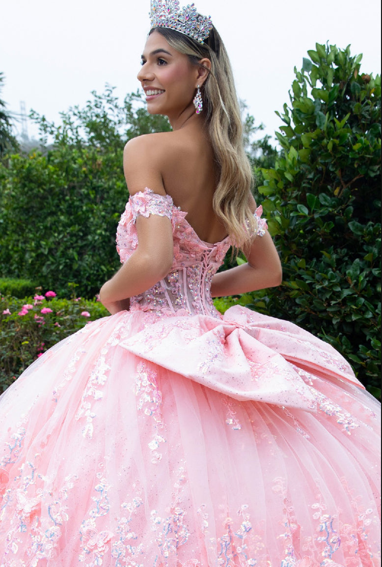Pretty in pink is the very definition of this dress. GL3526 GLS BY Gloria