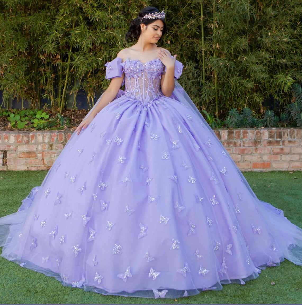 Butterfly Sleeve Quince. 8350J by Cinderella Couture