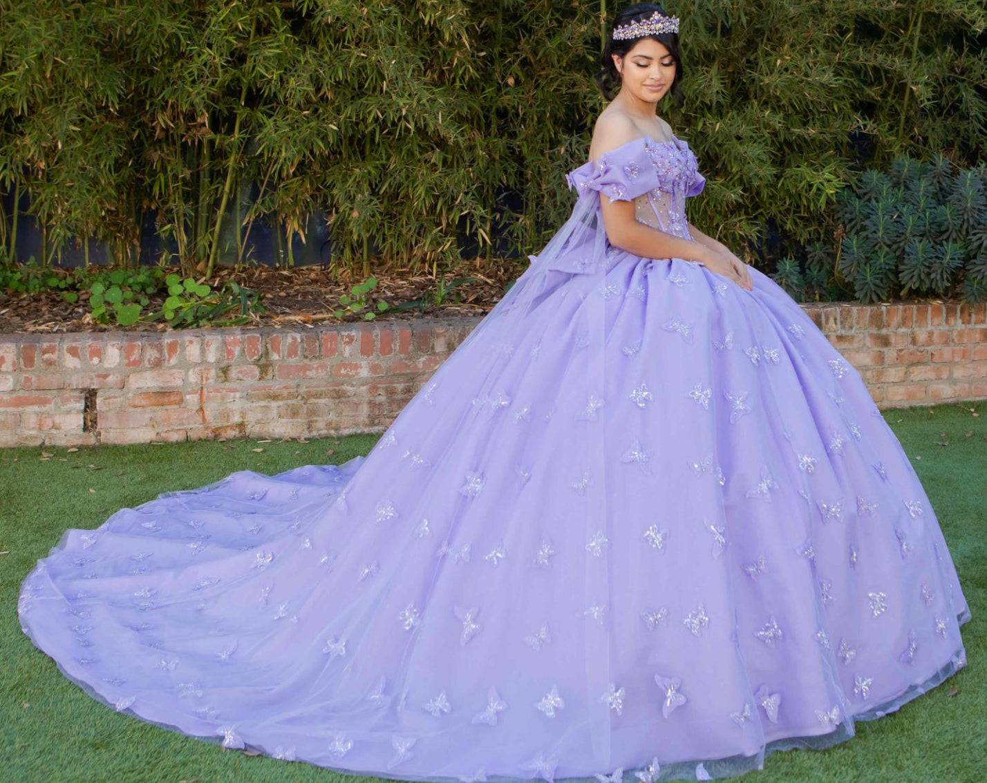 Butterfly Sleeve Quince. 8350J by Cinderella Couture