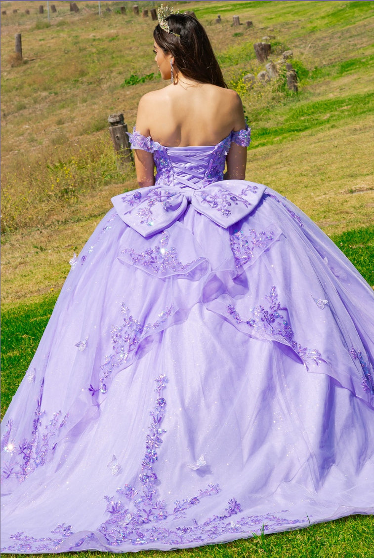 Off Shoulder Quinceanera Dress. 8111J by Cinderella Couture