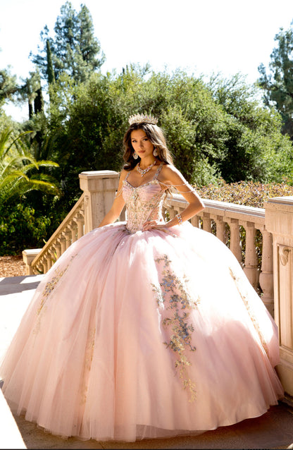 Elegant Quince Dress with Removable Halter. PQ1076 by Bella Couture