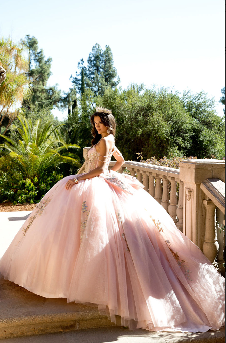 Elegant Quince Dress with Removable Halter. PQ1076 by Bella Couture