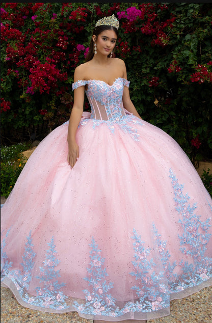 This ball gown will make you feel like you have been transported into a fairytale!. GL3517 GLS by Gloria