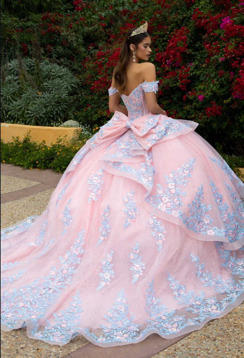 This ball gown will make you feel like you have been transported into a fairytale!. GL3517 GLS by Gloria
