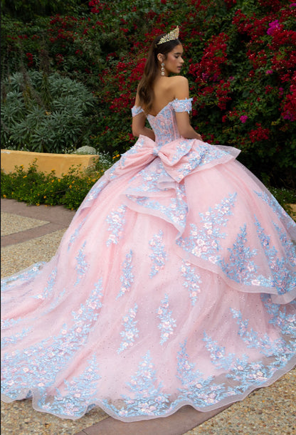 This ball gown will make you feel like you have been transported into a fairytale!. GL3517 GLS by Gloria