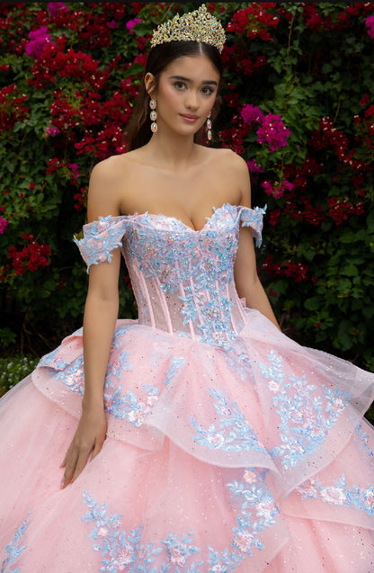 This ball gown will make you feel like you have been transported into a fairytale!. GL3517 GLS by Gloria