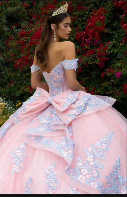 This ball gown will make you feel like you have been transported into a fairytale!. GL3517 GLS by Gloria