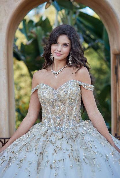 Detachable Train With Stones and Gems. PQ1041 by Bella Couture.