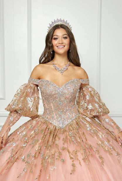 Detachable Train With Stones and Gems. PQ1041 by Bella Couture.
