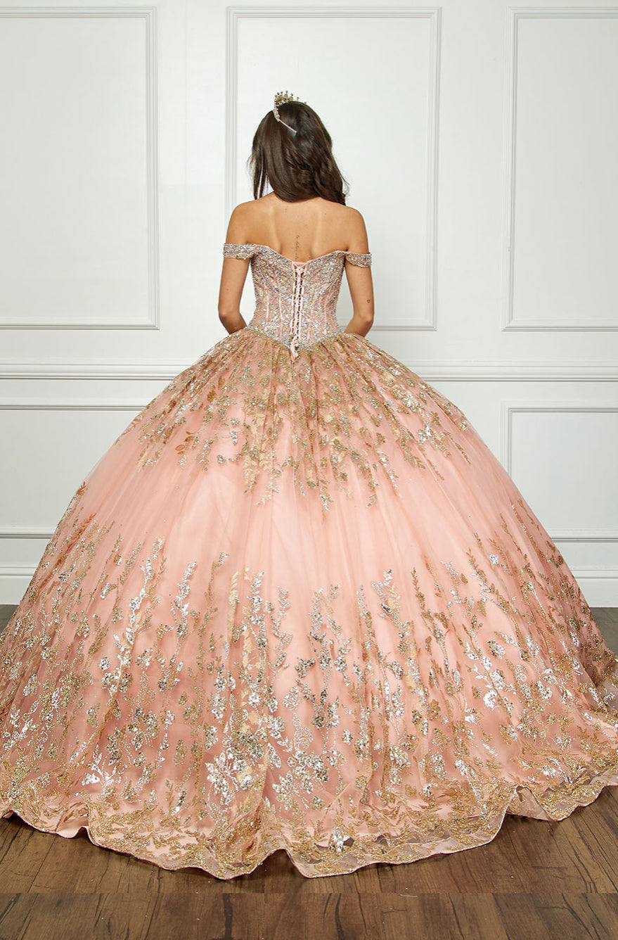 Detachable Train With Stones and Gems. PQ1041 by Bella Couture.