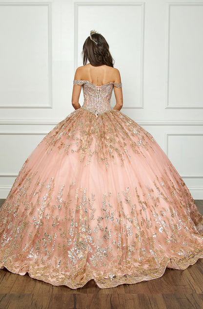 Detachable Train With Stones and Gems. PQ1041 by Bella Couture.