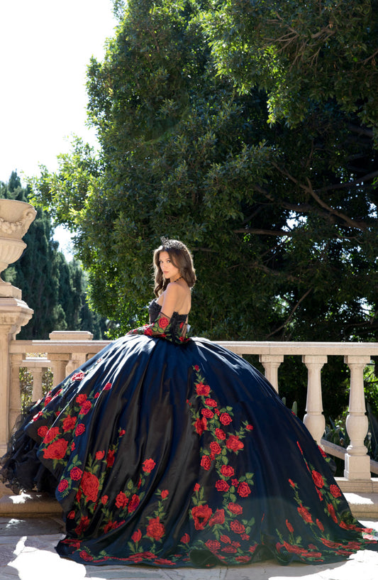 Charro, Rose Quince Dress. PQ1083 BY BELLA COUTURE