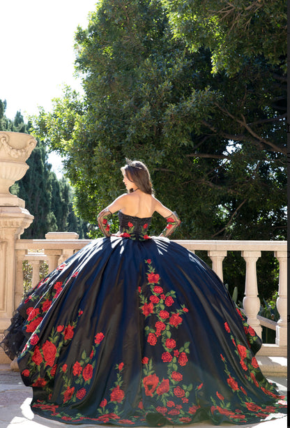 Charro, Rose Quince Dress. PQ1083 BY BELLA COUTURE
