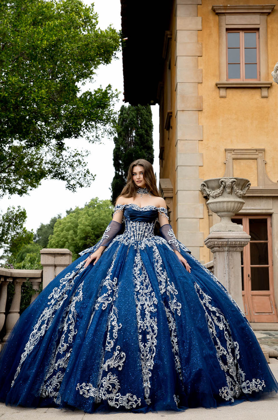 Sparkle Enchantment Quince Dress. PQ1086 BY BELLA COUTURE
