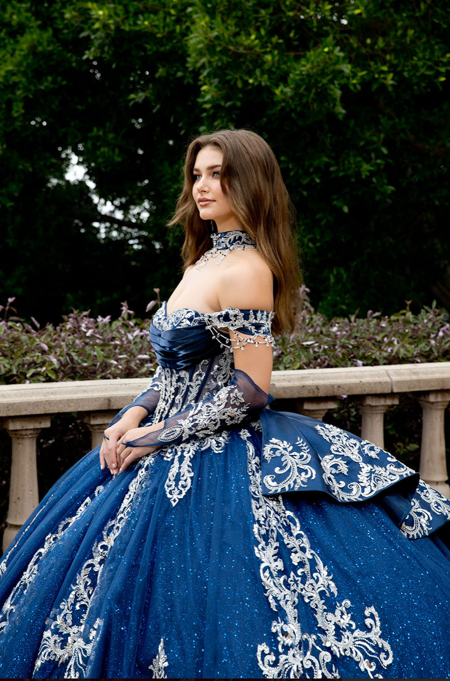 Sparkle Enchantment Quince Dress. PQ1086 BY BELLA COUTURE