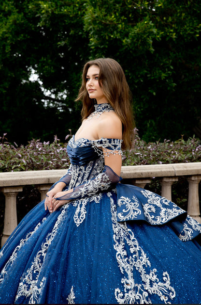 Sparkle Enchantment Quince Dress. PQ1086 BY BELLA COUTURE
