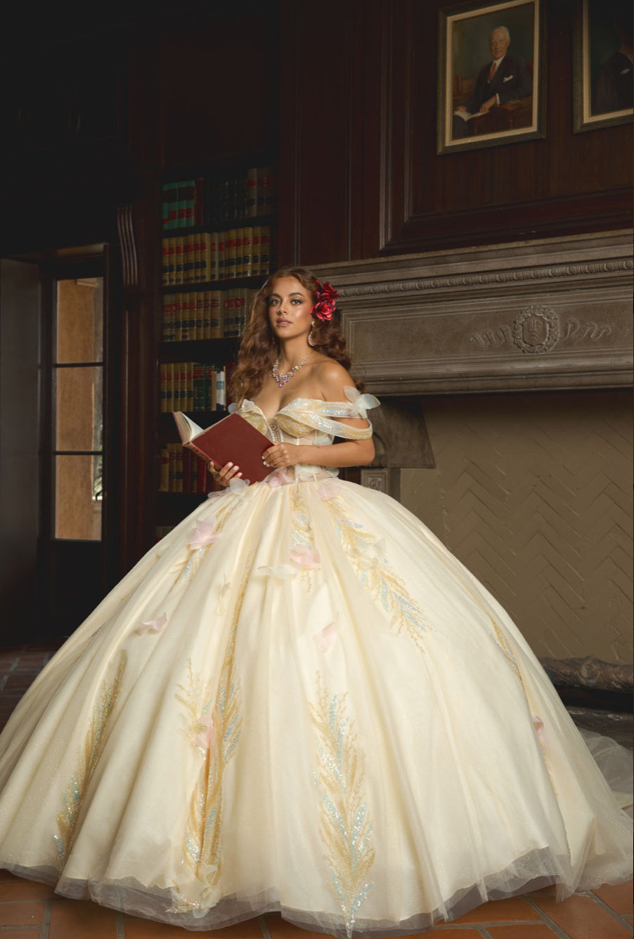 Shimmering Quince Sweetness. PQ1088 by Bella Couture
