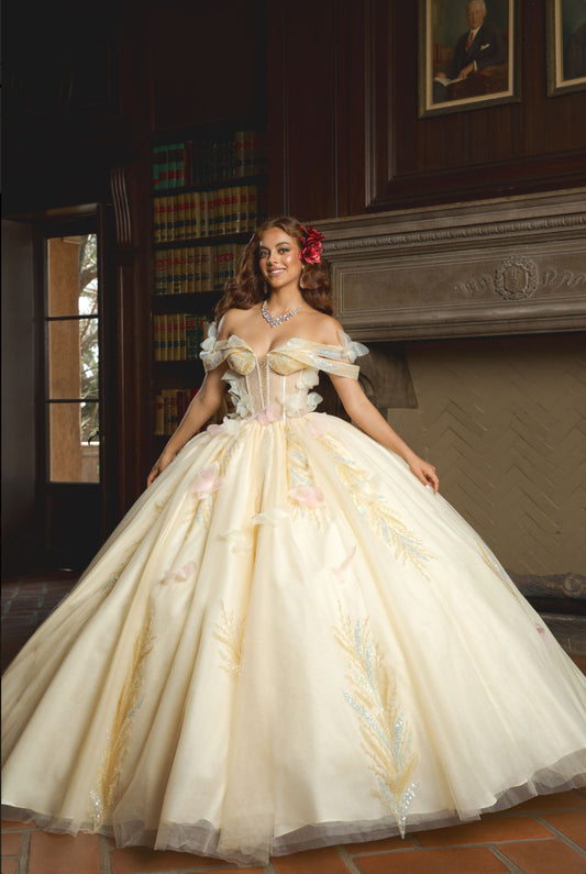 Shimmering Quince Sweetness. PQ1088 by Bella Couture
