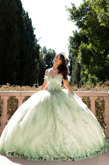 Multi-tiered Illusion Skirt, Off Shoulder. PQ1060 by Bella Couture
