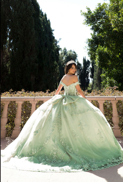 Multi-tiered Illusion Skirt, Off Shoulder. PQ1060 by Bella Couture